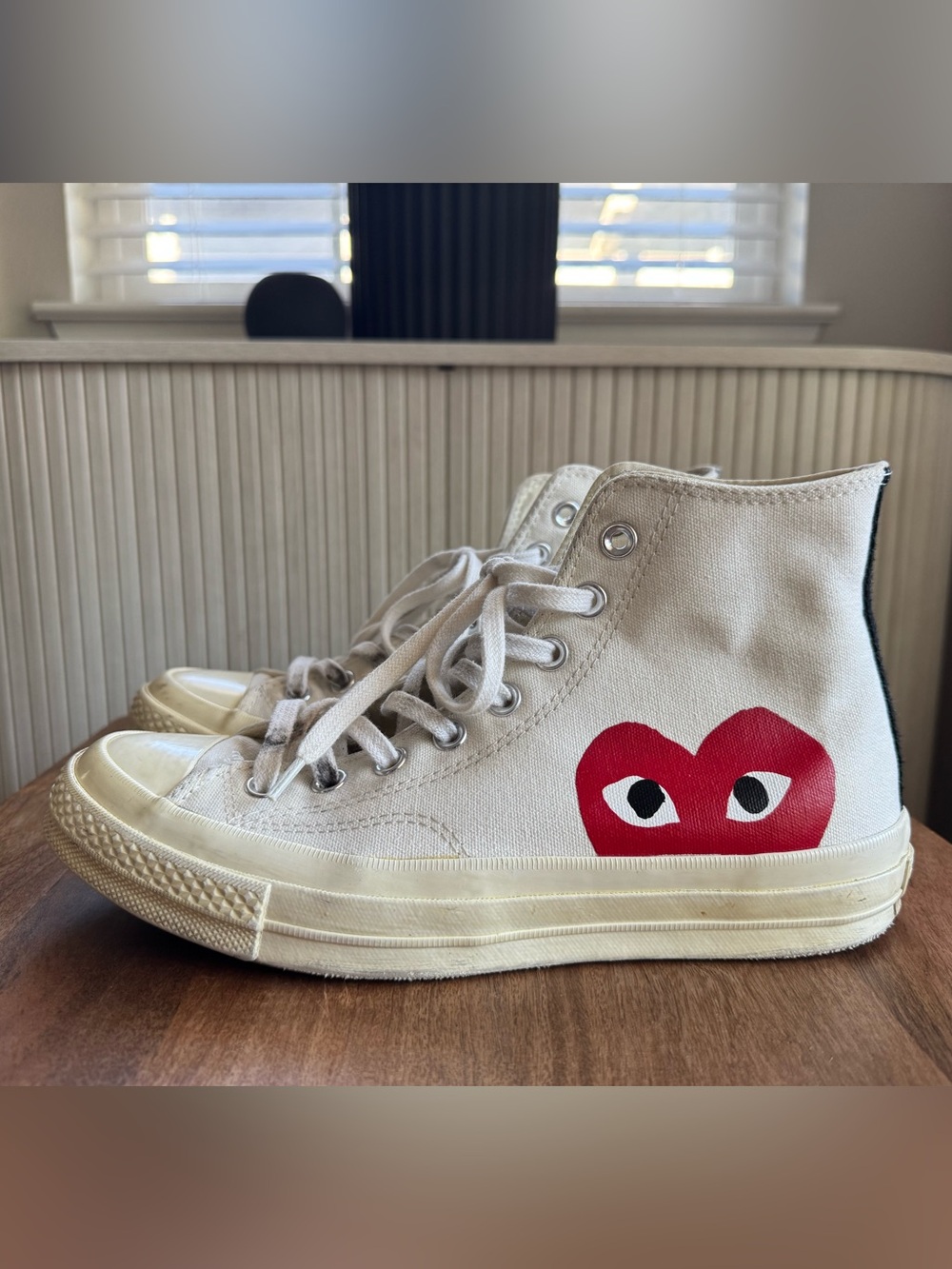 Converse x Comme des Garçons "Peeping Heart" Chuck 70